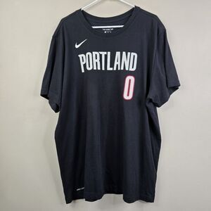 Nike Dri-Fit Portland Trailblazers Damian Lillard SS Jersey Tee XXL
